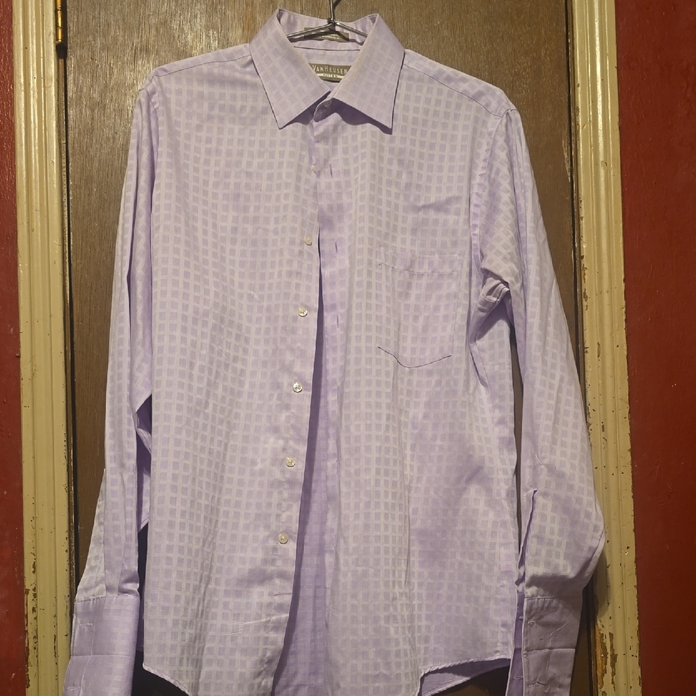 Van Huesen Light Purple Dress Shirt